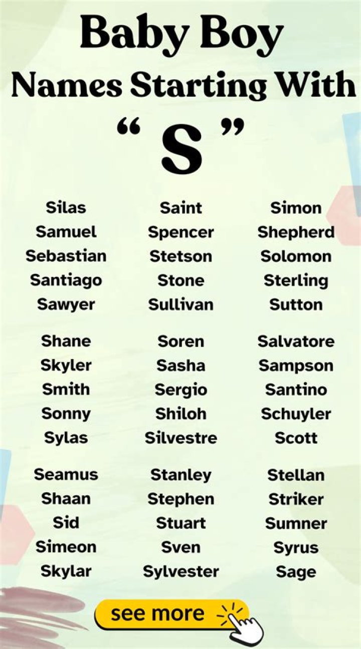 250 Simple and Sweet Baby Names That Start With “S”