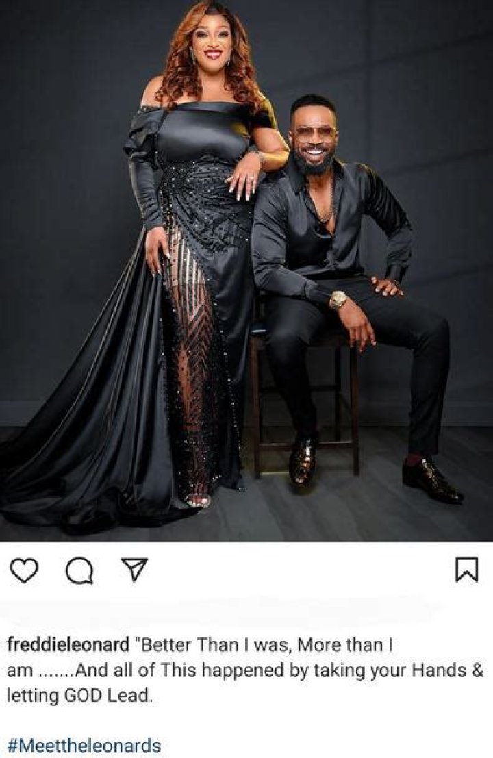 
Awwwn! I Like Them Old – Actress Peggy Ovire Says As She Spend Cute Moment With Frederick Leonard 