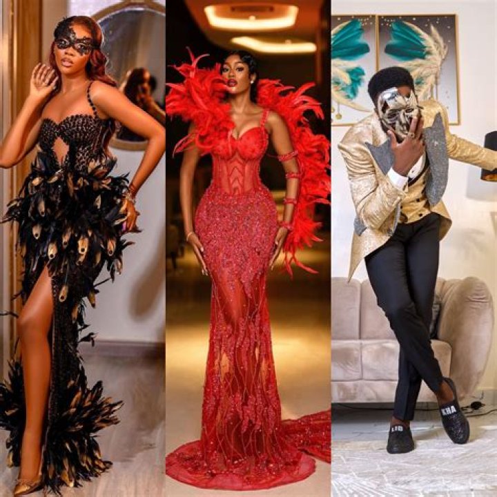 
Beauty on BBNaija Tukura makes a grand entrance to her 25th Masquerade celebration 