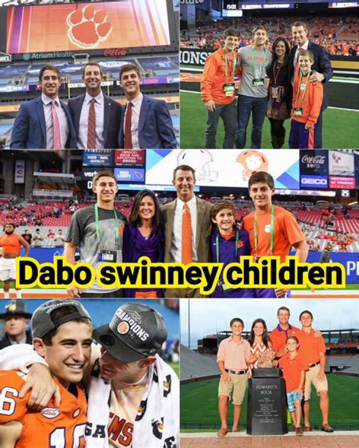 
Dabo Swinney Children and Family Upbringings, A Look At Clemson Coach Childhood 