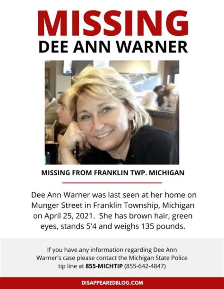 
Dee Ann Warner Missing Update | Is Husband Dale Warne Arrested 