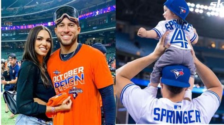 
George Springer And Wife Charlise Springer Have A Baby Together: Meet The MLB Outfielder Family 