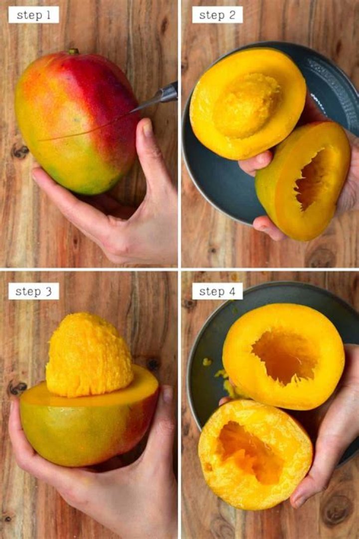 How to cut up a peach
