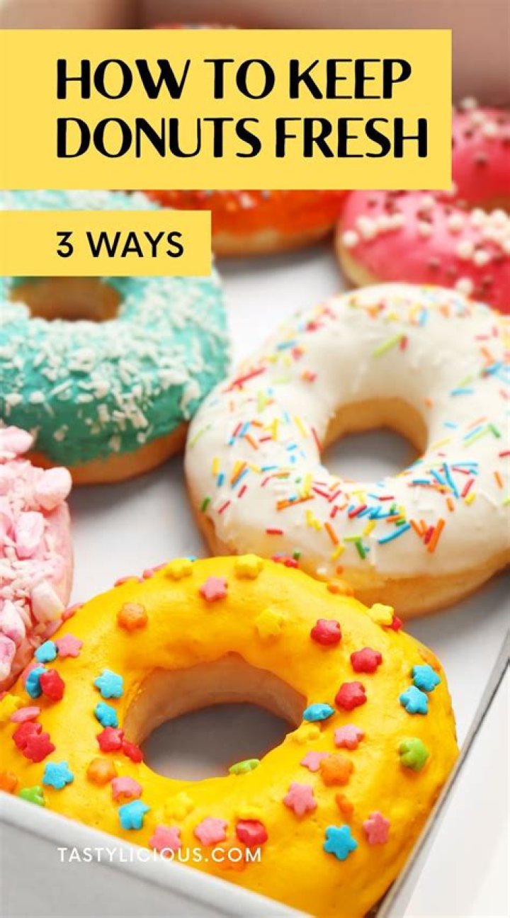 How to keep donuts fresh overnight