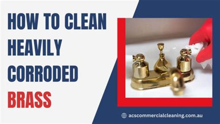 How to remove green oxidation from brass