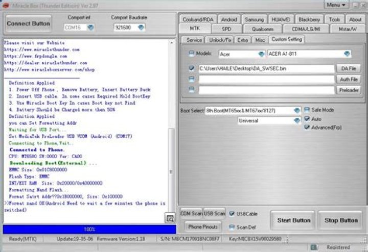 How to reset tecno f1