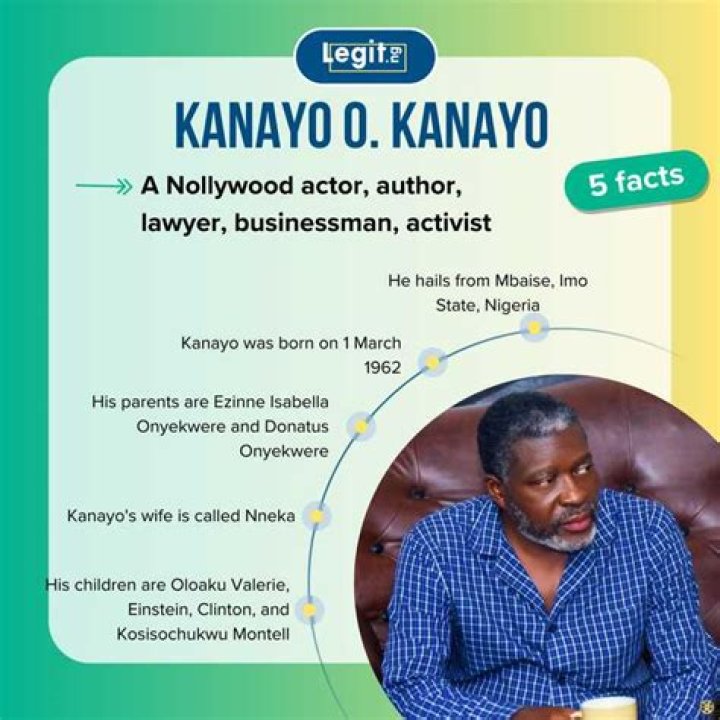 Kanayo O. Kanayo’s biography, net worth, fact, career, awards and life story