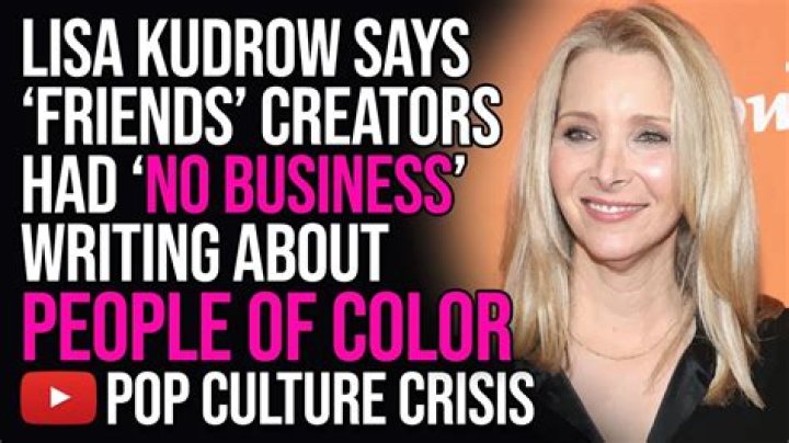 
Lisa Kudrow Says ‘Friends’ Creators ‘Have No Business’ Writing About People Of Colour 