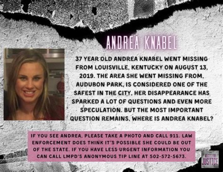 Louisville Ky: Has Andrea Knabel Been Found – Dead Or Alive?