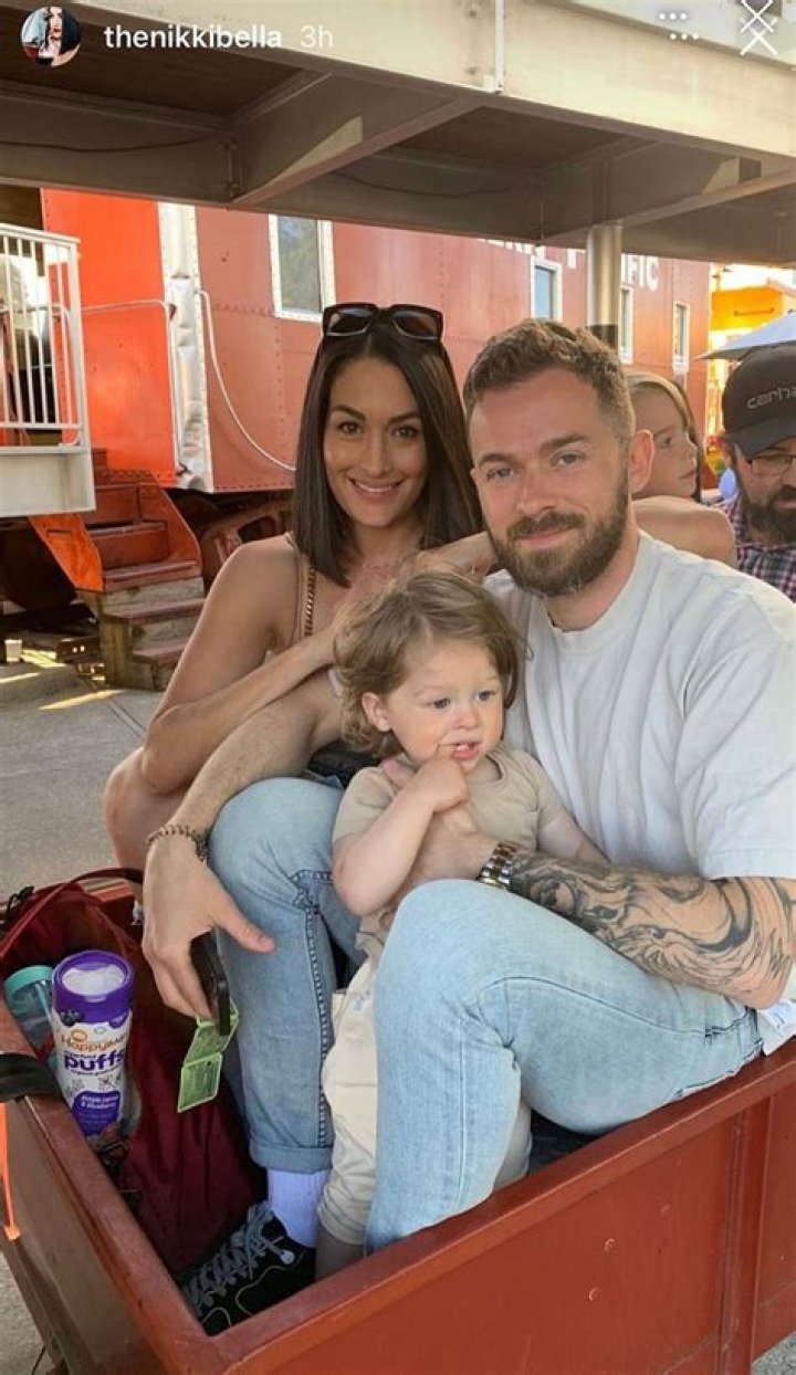 Nikki Bella Posts An Adorable Picture Of Her Son Matteo Artemovich Chigvintsev On Instagram