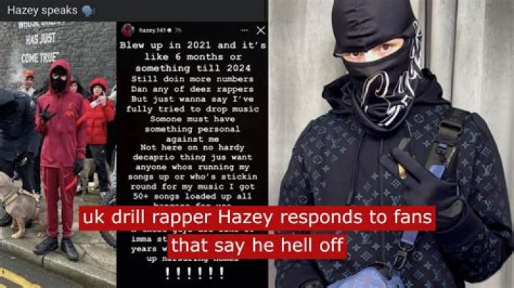 
Rapper Hazey Accidentally Reveals Face During IG Live Stream 