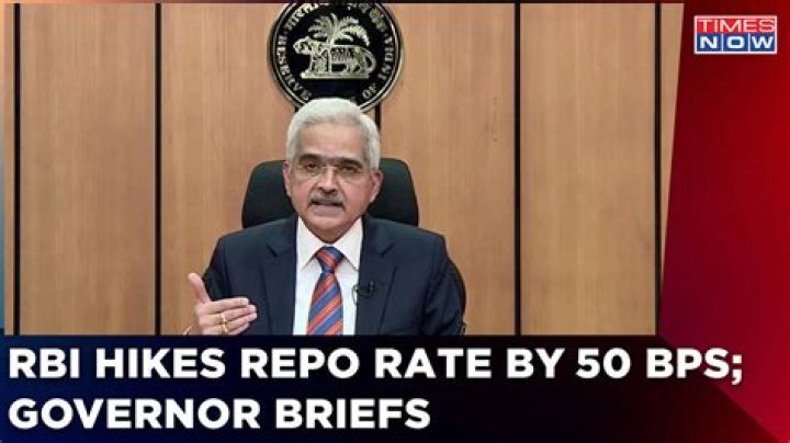 
RBI hikes repo rate by 50 bps to 5.90% (Ld) 