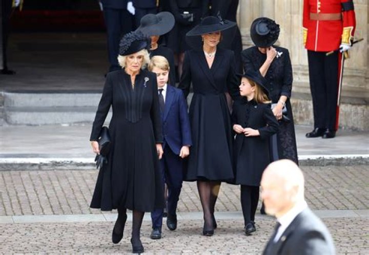 
The Duchess Of Sussex Cries At The Funeral Of Queen Elizabeth II 