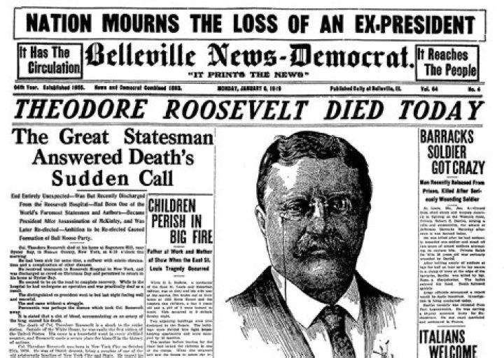 
Theodore Roosevelt Cause of Death, How did Theodore Roosevelt Die? 