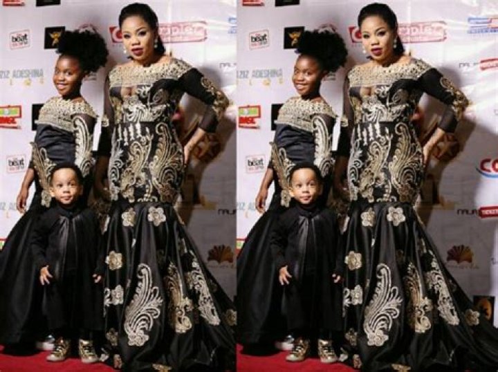 
Toyin Lawani Reveals Why She’s Fair And Her Daughter, Tiannah Dark 