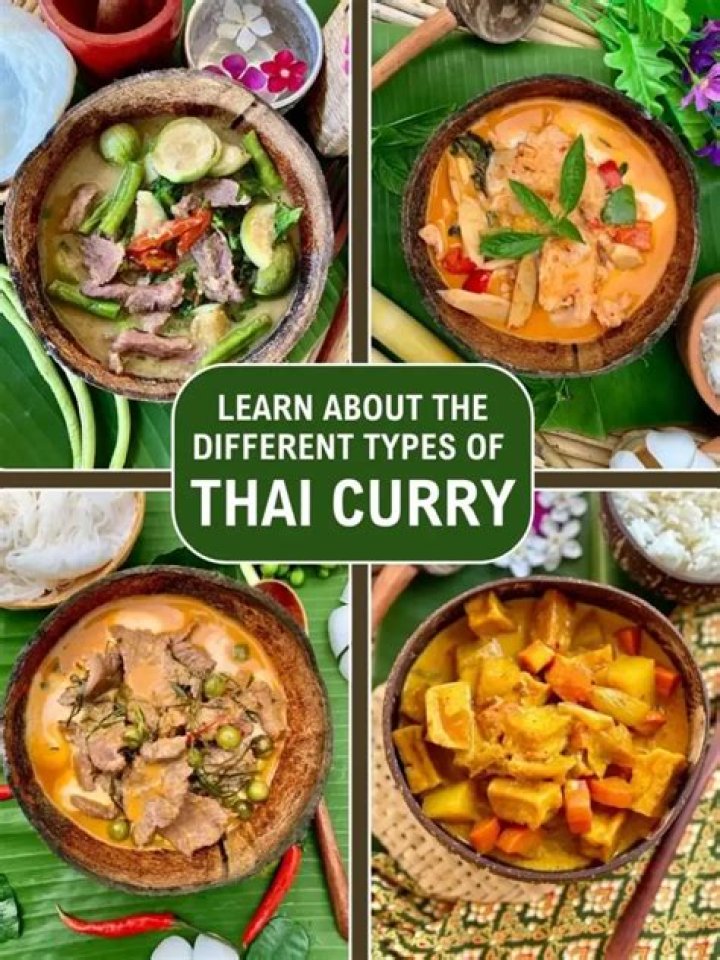 Types of thai curry