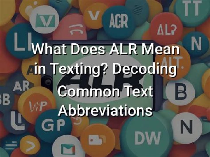 What does ALR Mean In TikTok? ALR Meaning In Text And Urban Dictionary