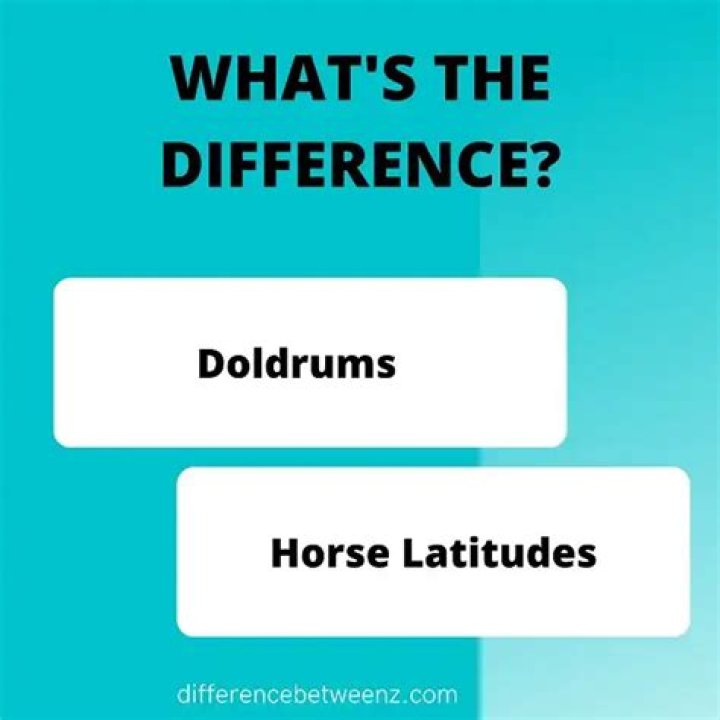 What is the Difference Between Doldrums and Horse Latitudes
