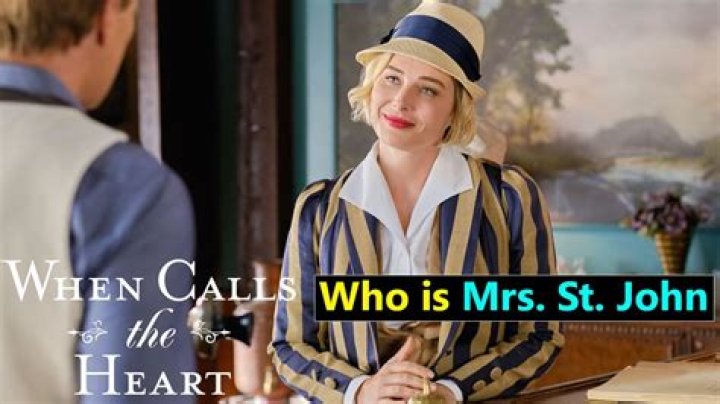 Who Plays Mrs St John On When Calls The Heart?