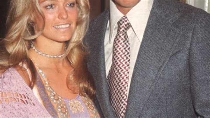 Who was Farrah Fawcett married to when she died?