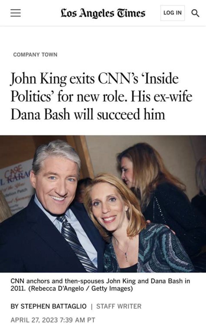 Why Did Dana Bash And John King Divorce? Everything On Her Husband Today And Family